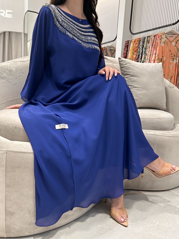 2 Pc Chiffon Handmade Embroidery